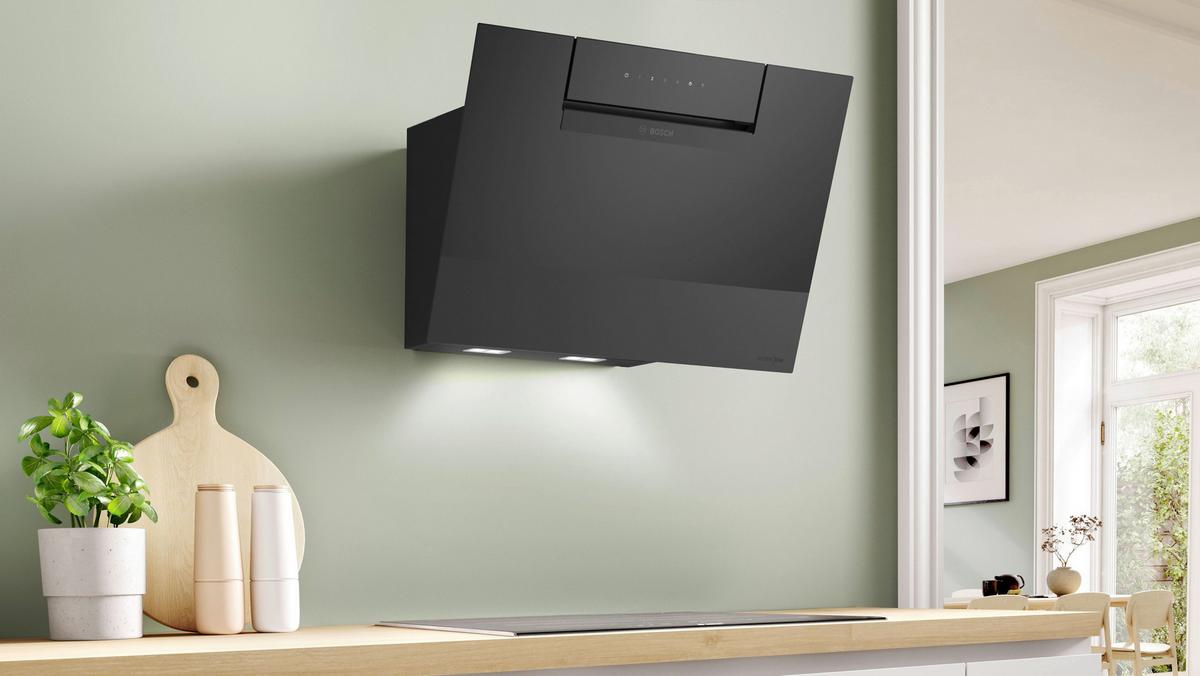 Dunstabzugshaube DWK67FN65 Schwarz - Schwarz, MODERN, Metall (59/79-108,3/43,3cm) - Bosch