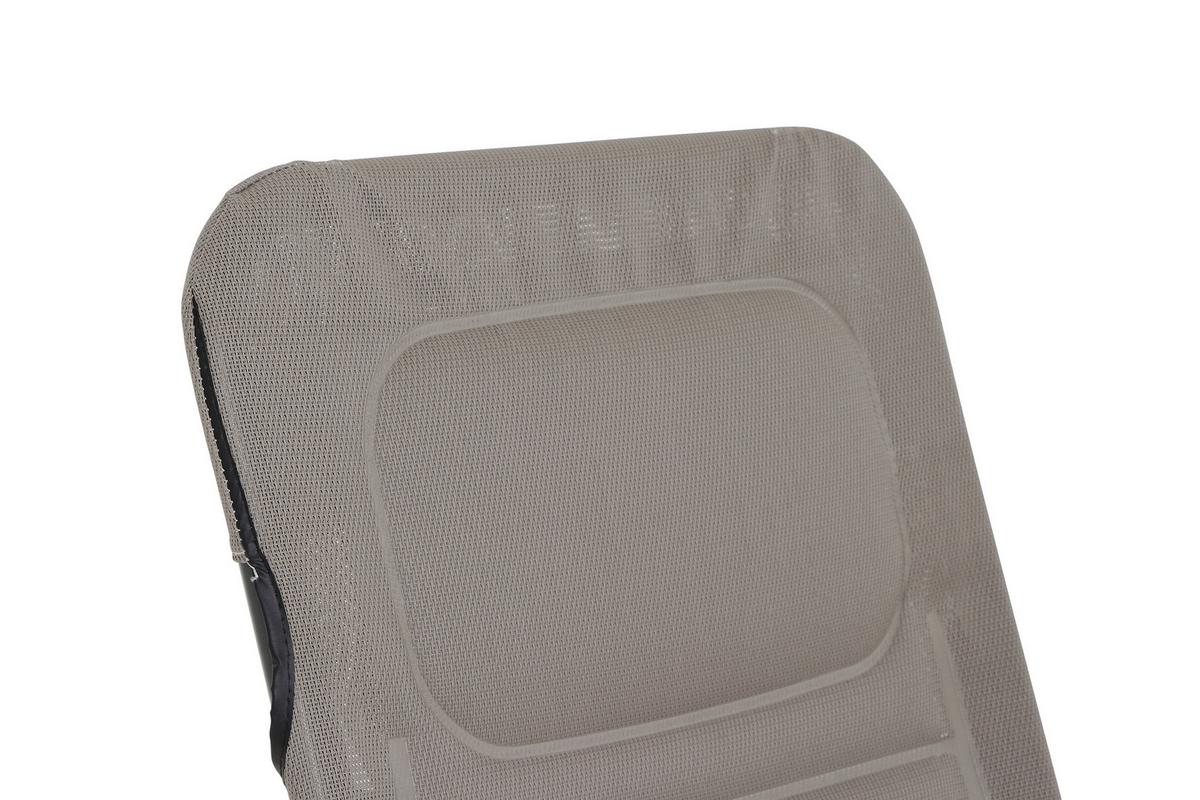 KIPPLIEGE J40975 - Taupe, KONVENTIONELL, Kunststoff/Metall (71/112/150cm) - Siena Garden