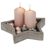 Dekor Tál Chris - Szürke, Kerámia (20/4cm)