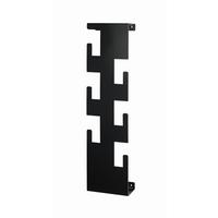 Wandgarderobe in Schwarz - Schwarz, MODERN, Metall (15/60/8cm) - Mömax