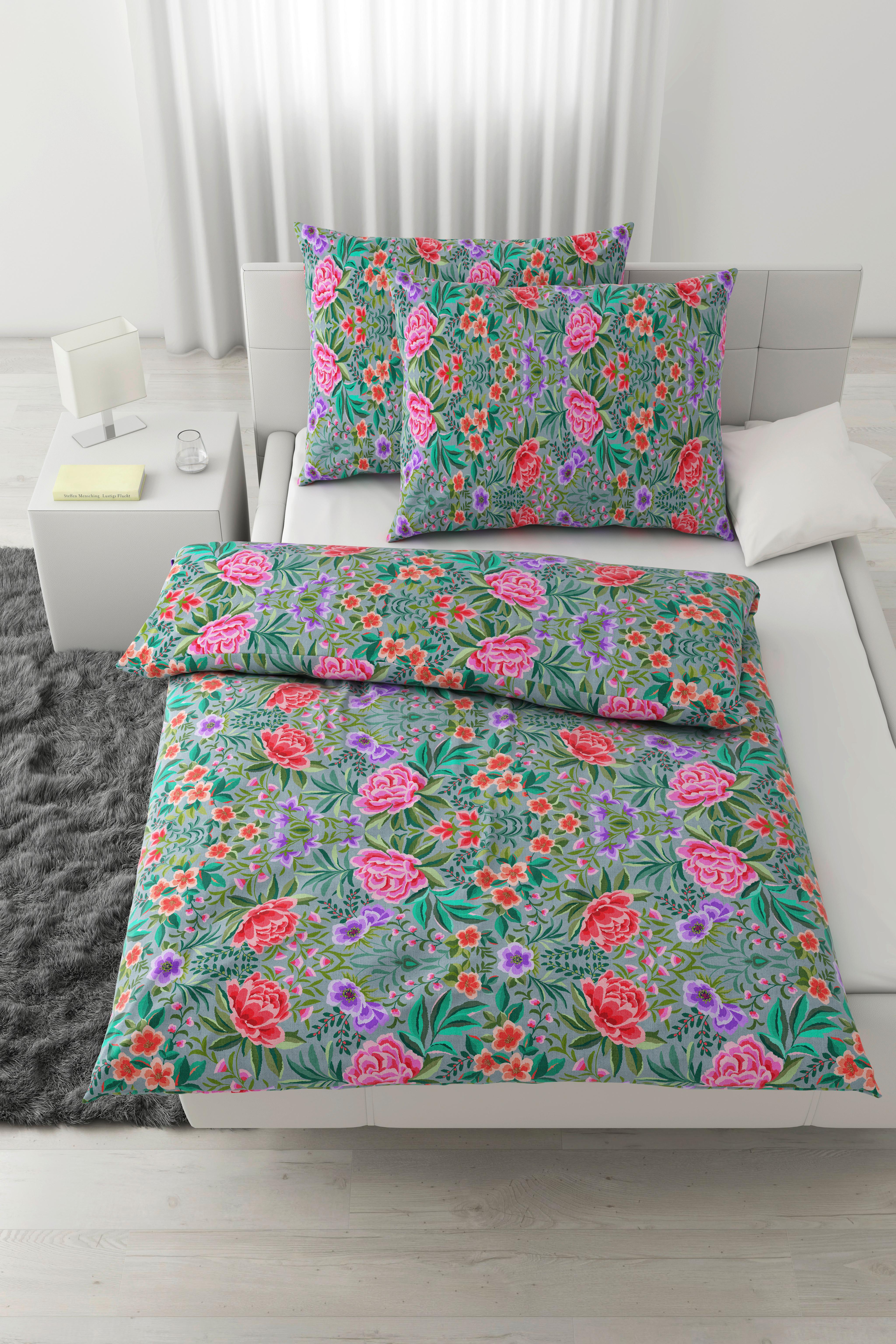 Bettwäsche Vivien XXL Multicolor ca. 200x220cm - Multicolor, ROMANTIK / LANDHAUS, Textil (200/220cm) - Mömax