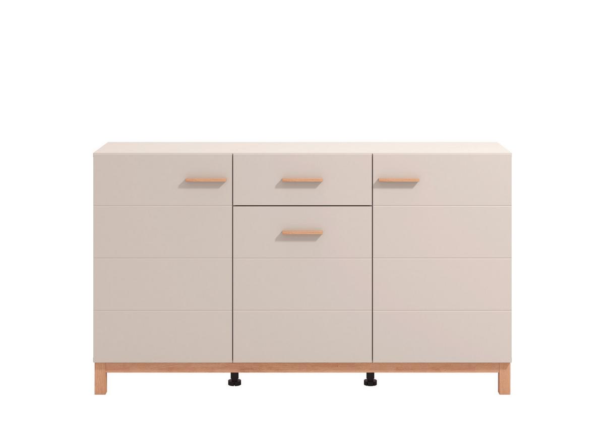 Sideboard Essex Ksm Kaschmir/Eiche Artisan - Kaschmir/Eiche Artisan, MODERN, Holzwerkstoff (154/94/41cm) - P & B