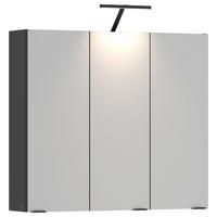 Dulap cu oglindă Cotia - antracit, Modern, sticlă/material pe bază de lemn (77/73/20,4cm) - James Wood