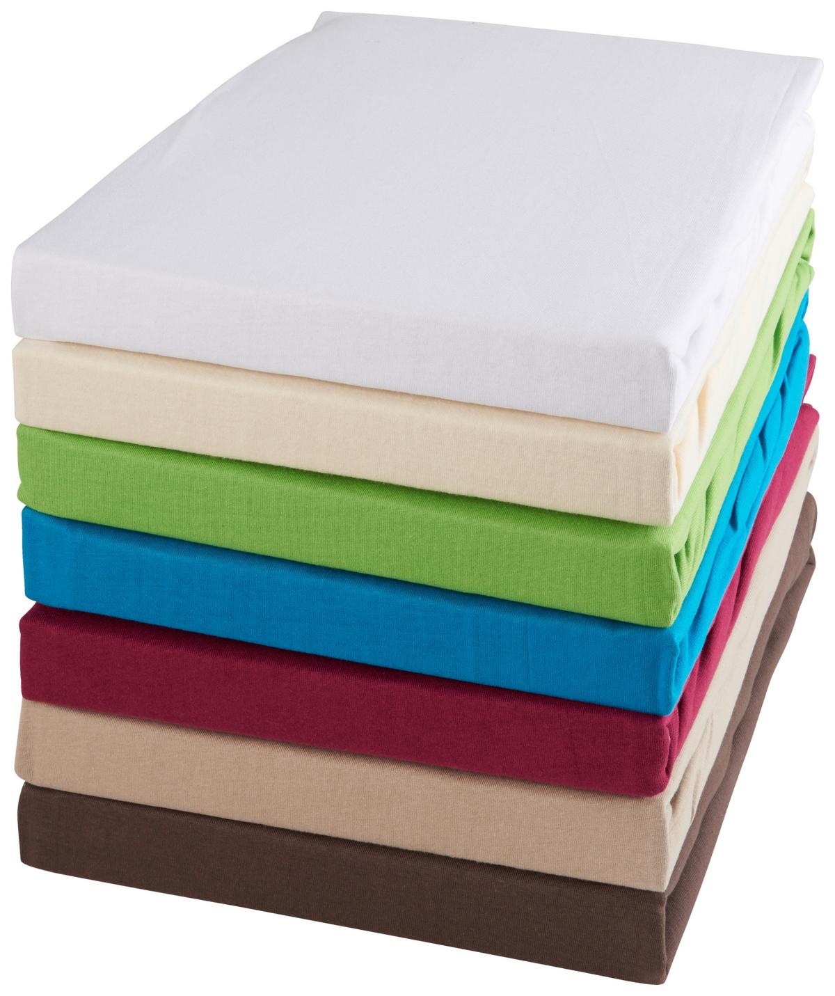 PRZEŚCIERADŁO Z GUMKĄ SISSI BASIC 2013 - kremowy, Basics, tkanina (100/200cm) - Esposa