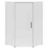 Kutna Komoda Multi - bijela/crna, Moderno, drvni materijal/plastika (101/115/79cm) - Modern Living