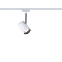 Schienensystem-Strahler Spot Shine max. 5 Watt - Chromfarben/Weiß, Basics, Metall (5,9/18/9cm) - Paulmann