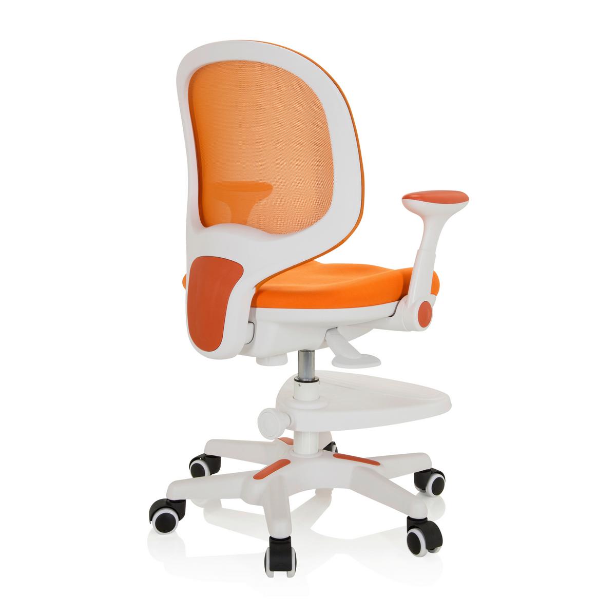 Otroški Vrtljivi Stol Kid Ergo, Oranžna - bela/oranžna, Moderno, umetna masa/tekstil (56/89 - 101/52cm) - MID.YOU