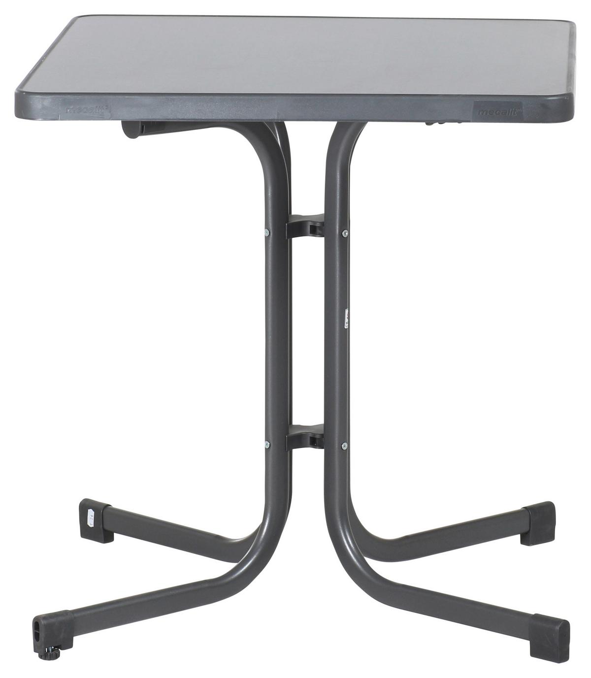 GARTENTISCH 487962 - Grau, MODERN, Holzwerkstoff/Metall (70/70/72cm) - Sieger