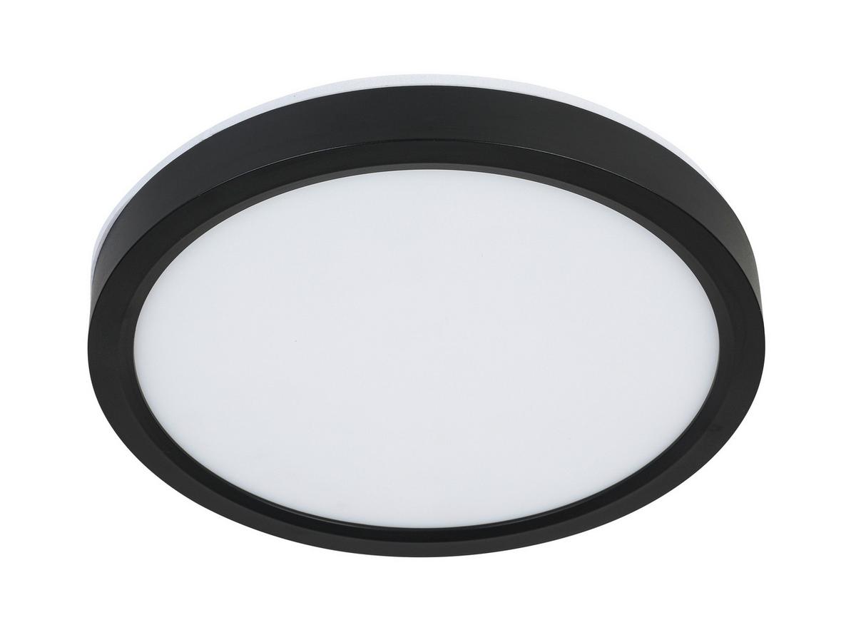 Led Svjetiljka Stropna Tir - bijela/crna, Moderno, plastika (23/2,5cm) - Mömax
