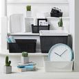 Košara Mona -top- - črna/siva, umetna masa (25/20/10cm) - Mömax modern living Košara Mona -top- - črna/siva, umetna masa (25/20/10cm) - Mömax modern living