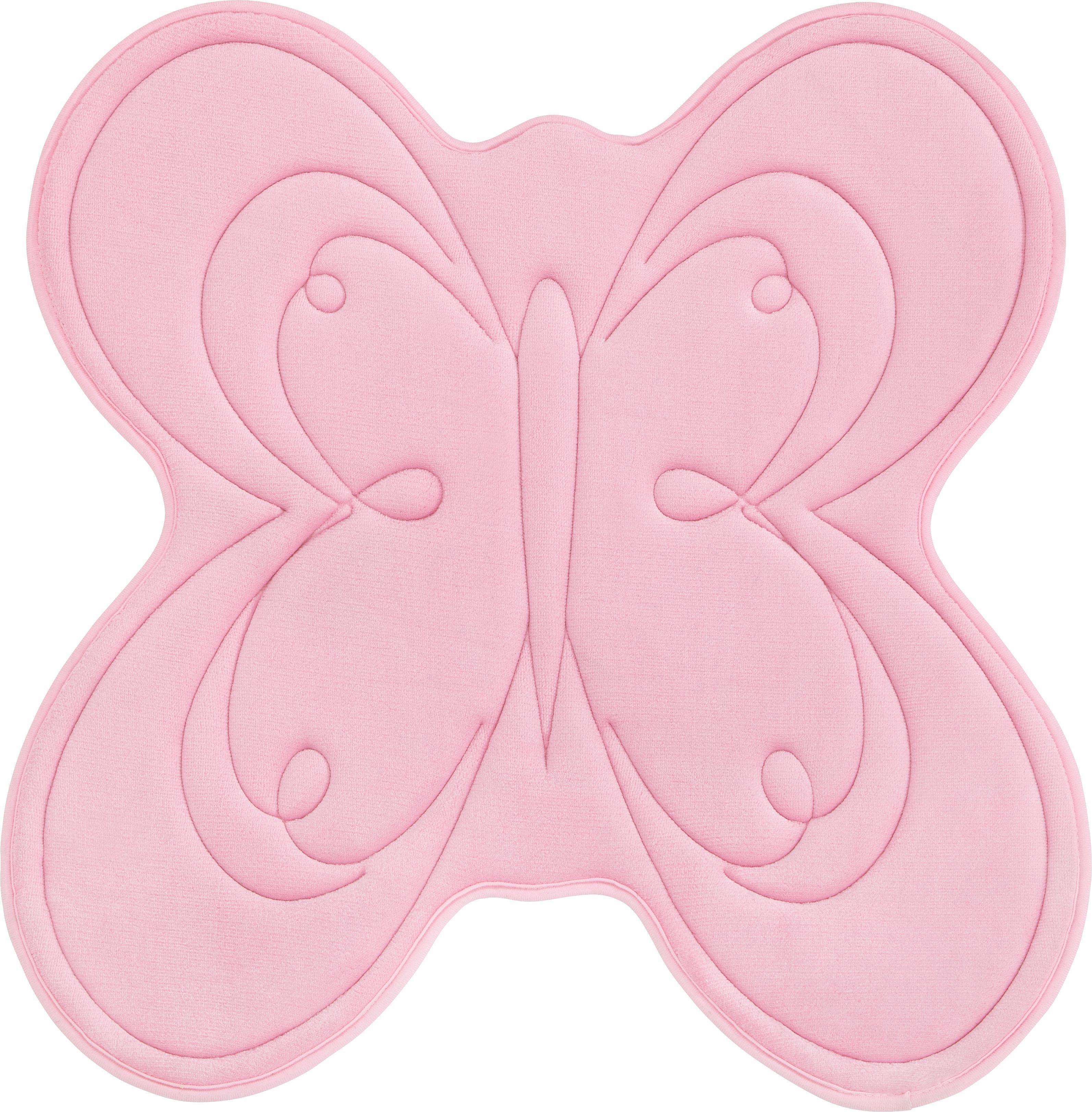 Kinderteppich Pezi ca. 58x58cm - Rosa/Weiß, Textil (58/58cm) - Mömax modern living