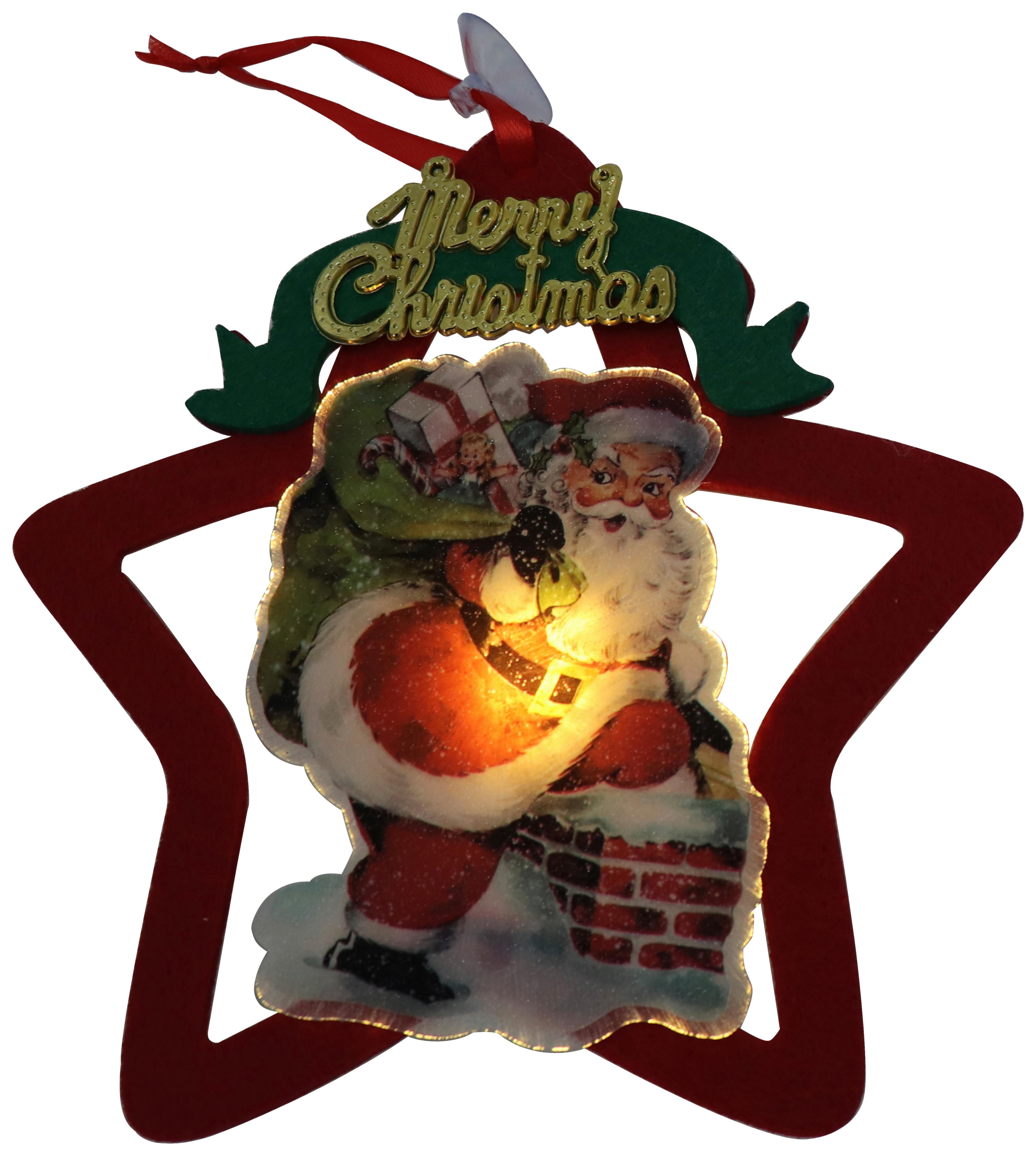 LED Díszlámpa Kosl - piros/fehér, Modern (25/20/3cm) - Premium Living