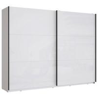 Omara Z Drsnimi Vrati Leader, Bela - črna/bela, Moderno, kovina/leseni material (269,9/209,7/61,2cm) - Carryhome