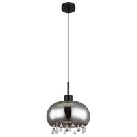 Viseča Svetilka 15839h1 Corry - siva/črna, Trendi, kovina/steklo (28/120cm)