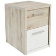 Nočna Omarica Julia - aluminij/bela, Konvencionalno, umetna masa/leseni material (45/57/42cm) - Mömax modern living Nočna Omarica Julia - aluminij/bela, Konvencionalno, umetna masa/leseni material (45/57/42cm) - Mömax modern living