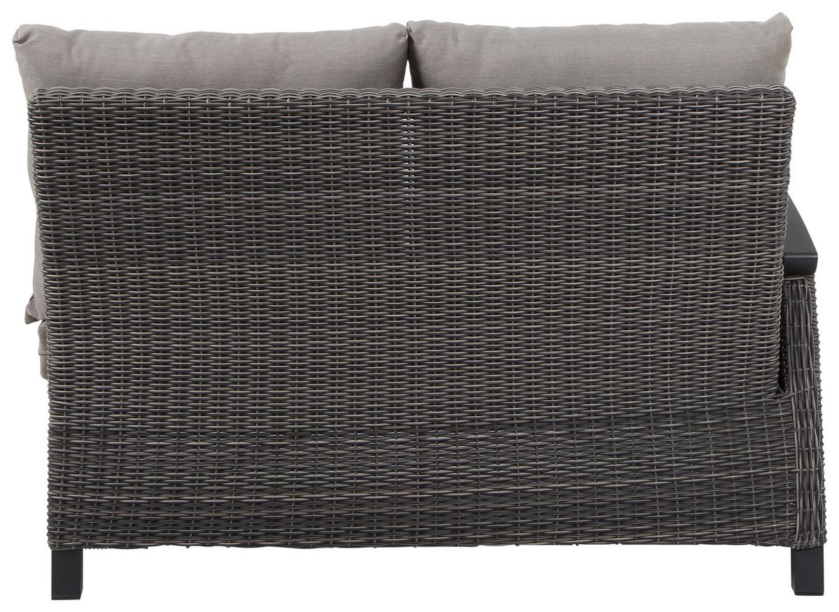 Loungegarnitur Corido 4-tlg. Grau - Grau, Basics, Keramik/Kunststoff (219/88/219cm) - Siena Garden