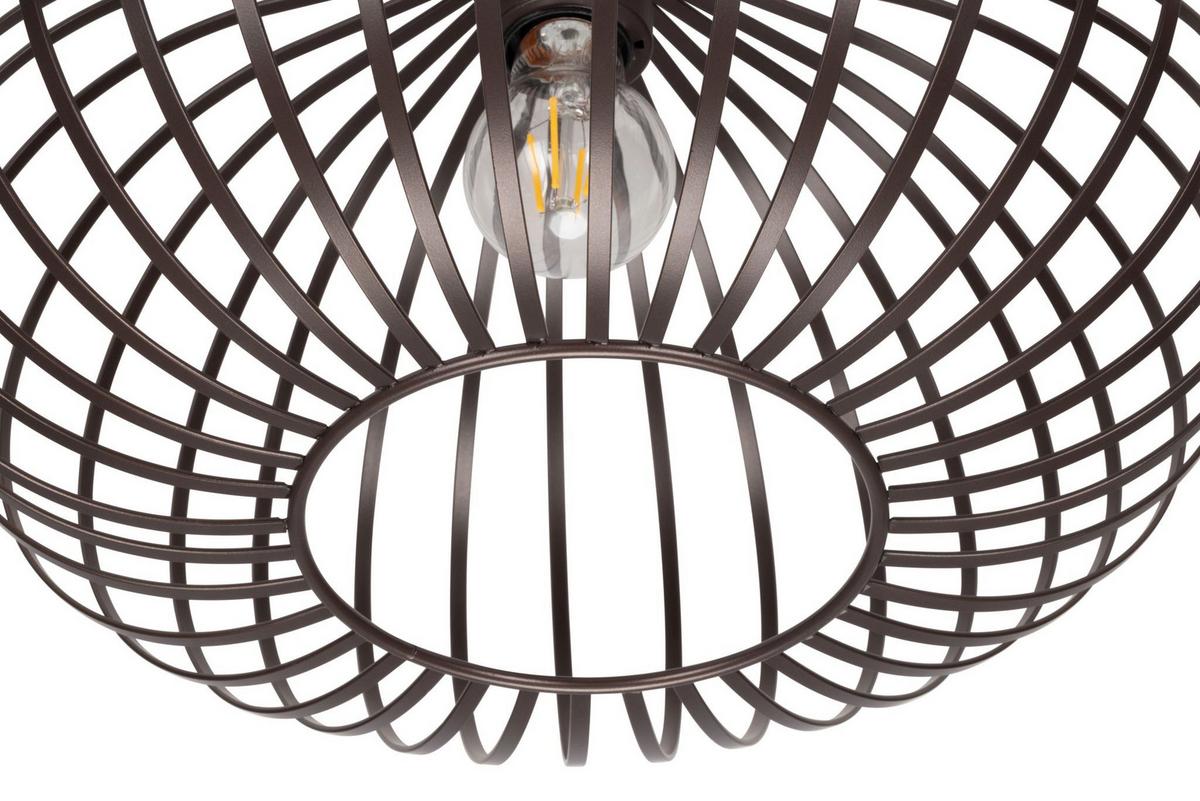 LAMPA SUFITOWA FILTON - brązowy, Konventionell, metal (40/25,6cm) - Novel