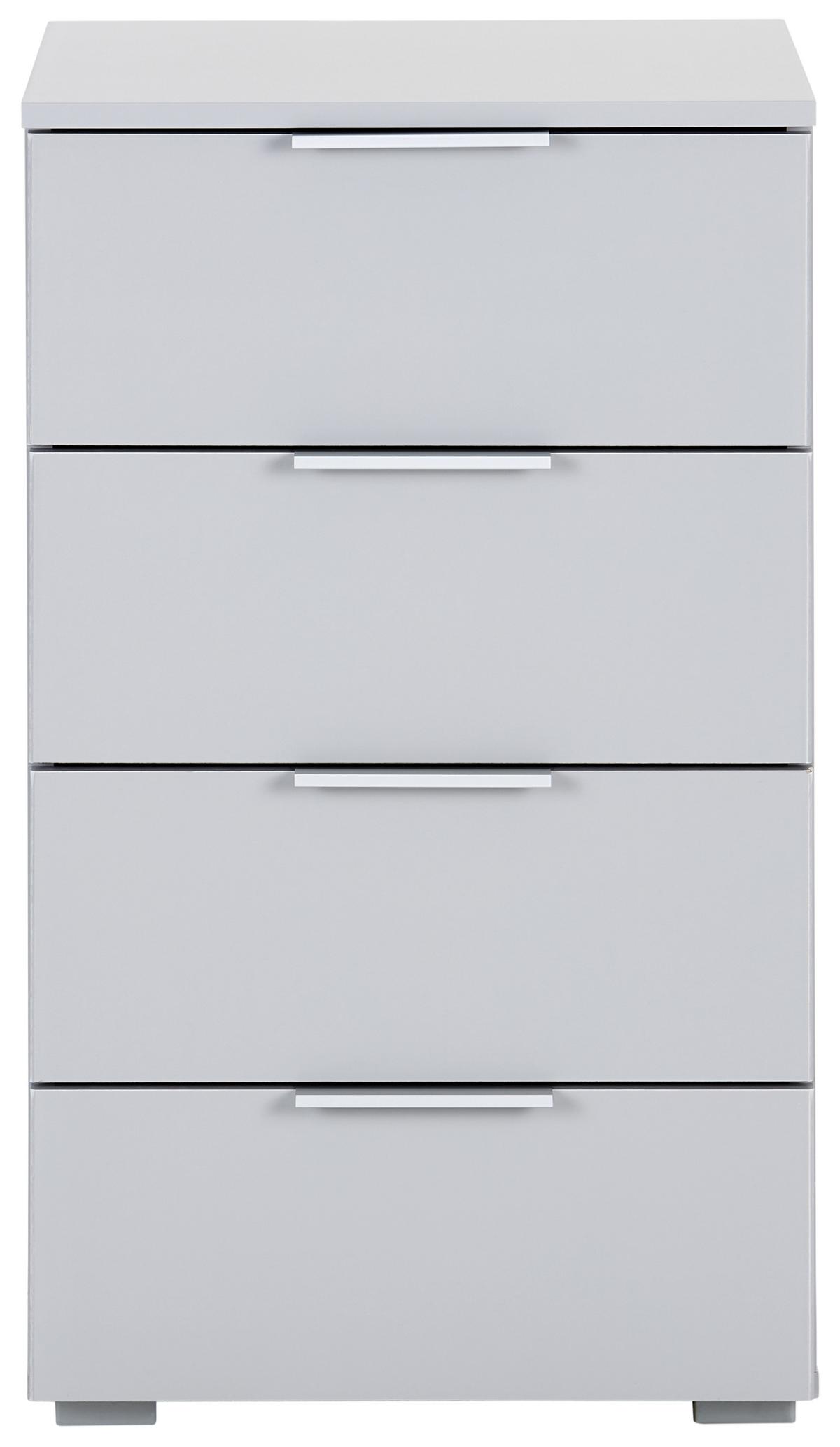 Comodă ALABAMA - gri deschis, Modern, material pe bază de lemn (47/81/42cm)