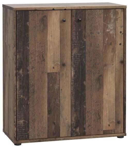 Komoda Tempra 2, Temno Rjava - temno rjava, Basics, leseni material (74/86/35cm) - Mömax