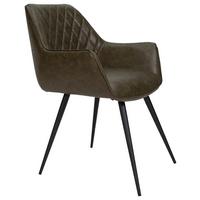 STUHL-SET COSE - Schwarz/Grün, KONVENTIONELL, Textil/Metall (62/83/60cm) - MID.YOU