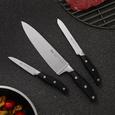 Barbecue-Messerset Rösle 3-tlg. - Silberfarben/Schwarz, MODERN, Kunststoff - Rösle Barbecue-Messerset Rösle 3-tlg. - Silberfarben/Schwarz, MODERN, Kunststoff - Rösle