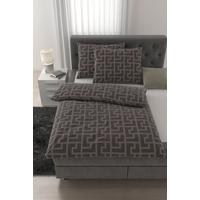 Lenjerie de pat MÄANDER Premium cca. 2x50x70/200x220cm - gri-maro, Romantik / Landhaus, textil (200/220cm) - Mömax