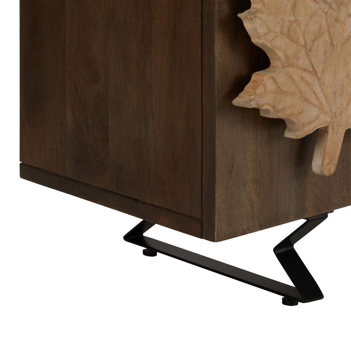 Tálalószekrény Maple - többszínű, Modern, fa/fém (177/75/45cm) - Premium Living