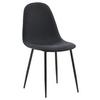 STUHL-SET POLAR - Schwarz, Design, Textil/Metall (44/87/53cm) - Livetastic