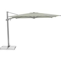 Ampelschirm Varioflex Hellgrau - Silberfarben/Hellgrau, Basics, Kunststoff/Metall (300/300cm) - Suncomfort by Glatz