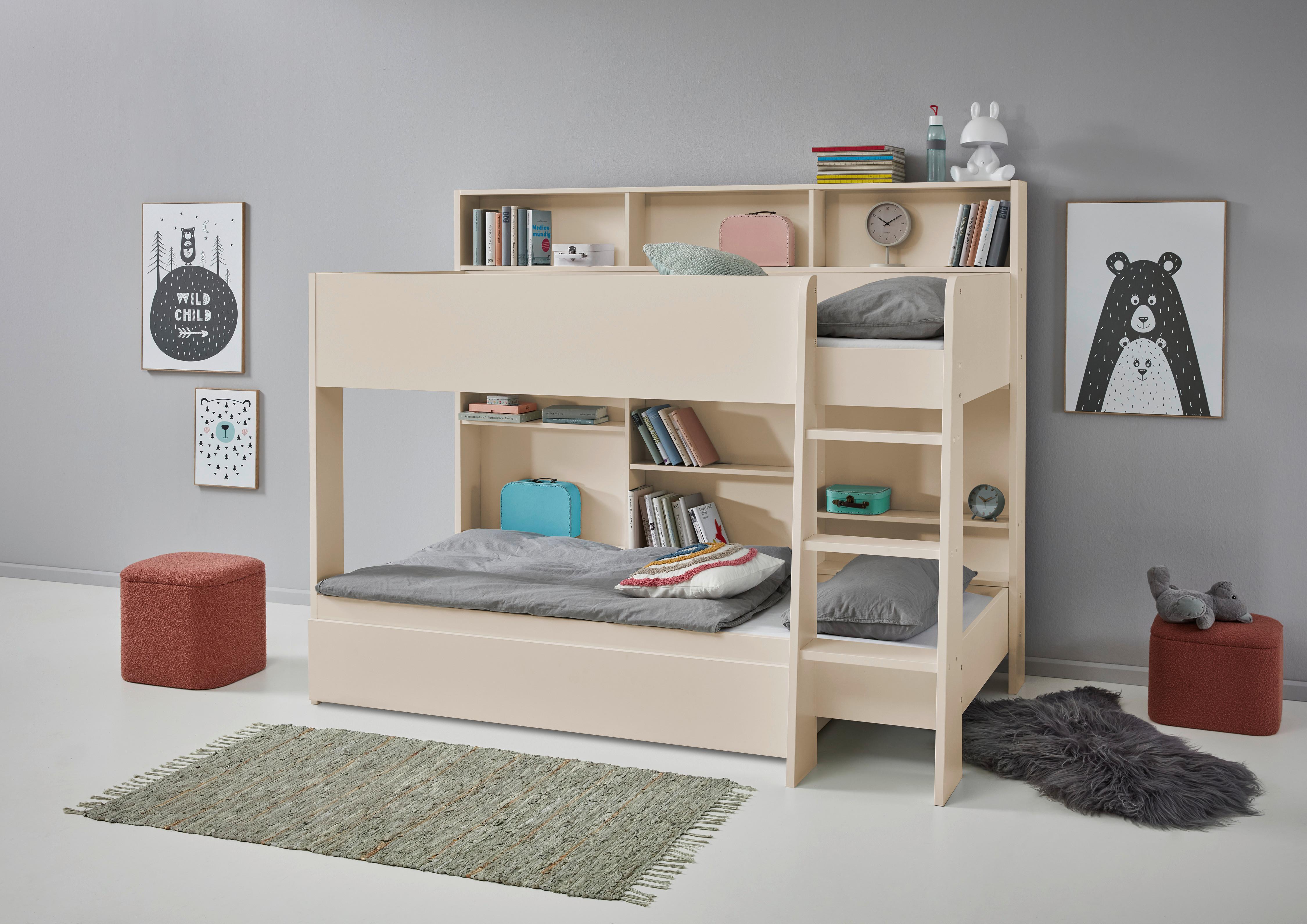 Krevet Na Kat Sely - kašmir, Konvencionalno, drvni materijal (90/200cm) - Based