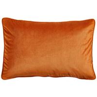 POSZEWKA NA PODUSZKĘ ZENATO SAMT UNI - terakota, Basics, tkanina (40/60cm) - Ambiente