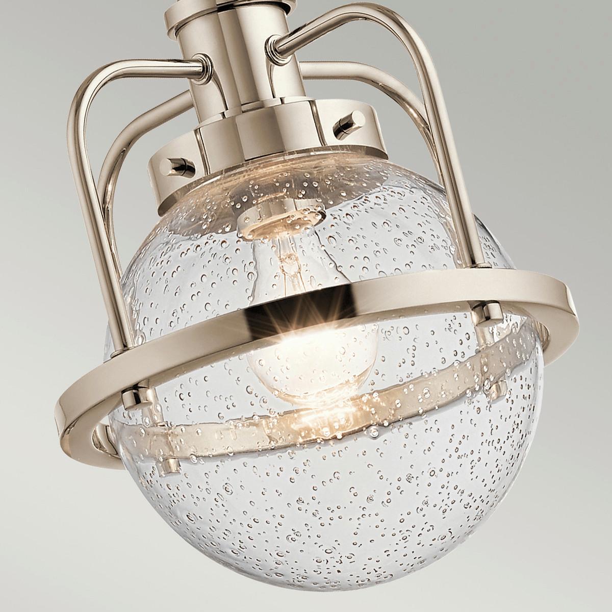 Viseća Svjetiljka Triocent - boje nikla, Konvencionalno, staklo/metal (24/37.6cm) - Elstead Lighting