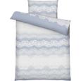 Bettwäsche Eliane in Aqua ca. 135x200cm - Blau, ROMANTIK / LANDHAUS, Textil (135/200cm) - INSIDO