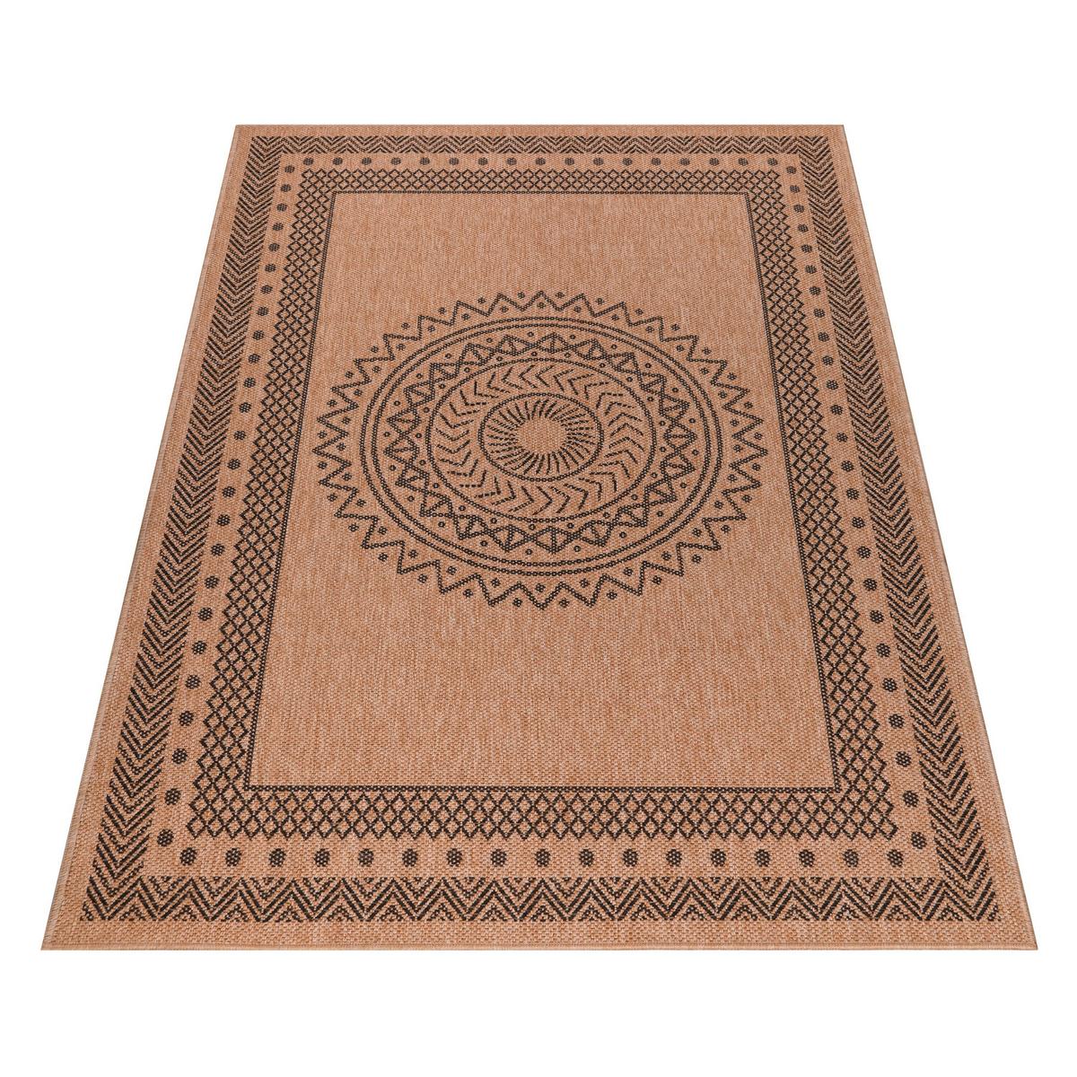 Outdoorteppich Dhaka Beige ca. 80x250cm - Beige, Basics, Textil (80/250cm) - Novel