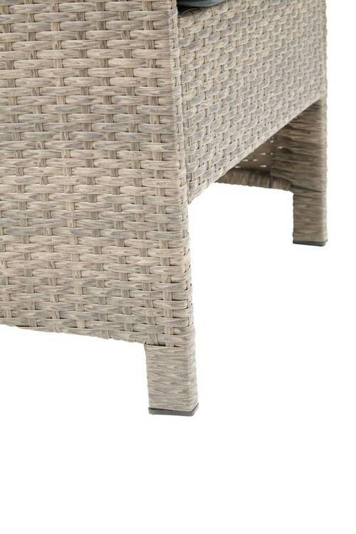 Lounge Garnitura Barbara, Siva - temno siva/črna, Moderno, kovina/umetna masa - Modern Living