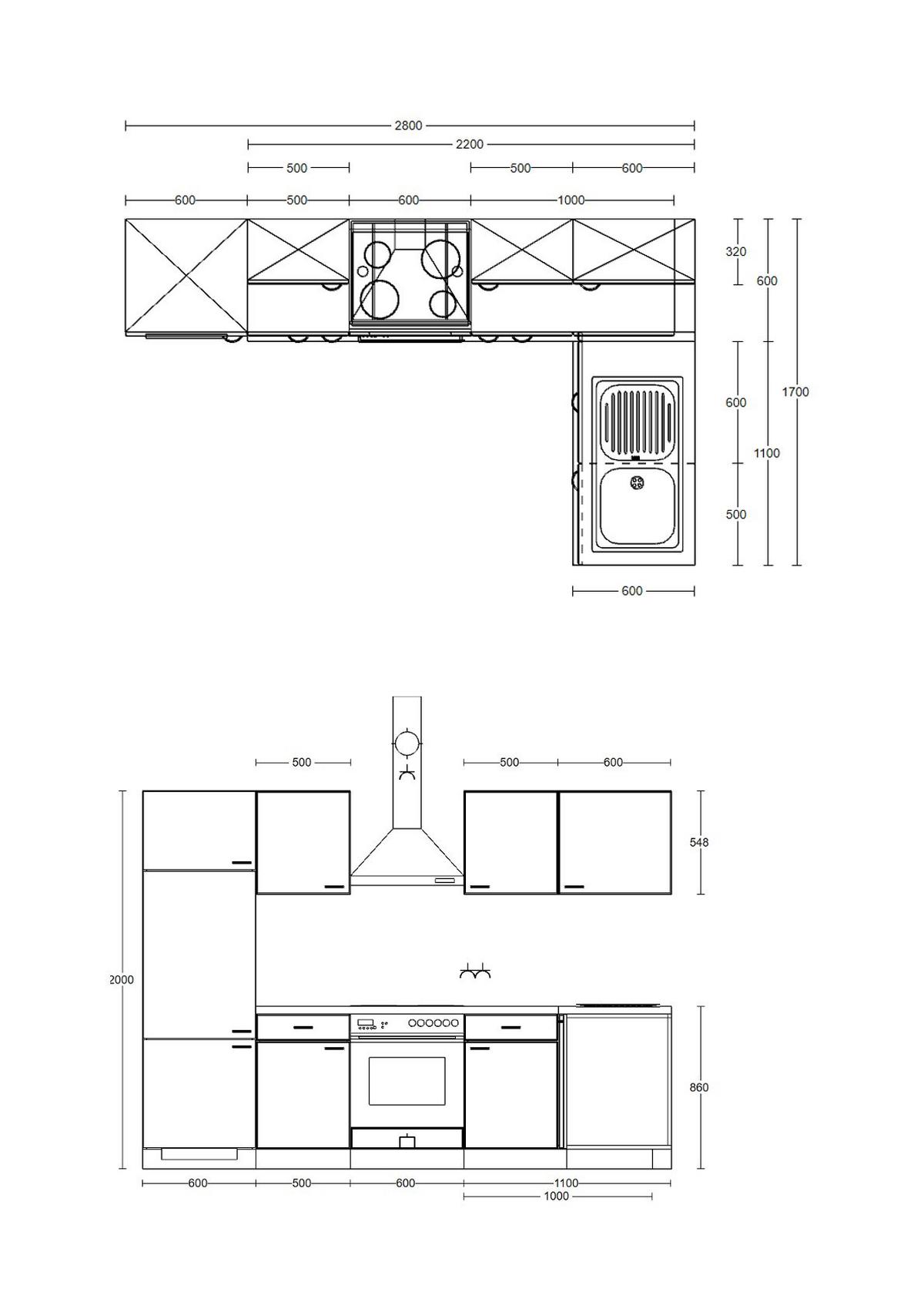 Eckküche Nepal ca. 280x170cm Kaschmir/Sonoma Eiche - Kaschmir/Edelstahlfarben, MODERN, Holzwerkstoff/Metall (280/170cm) - FlexWell