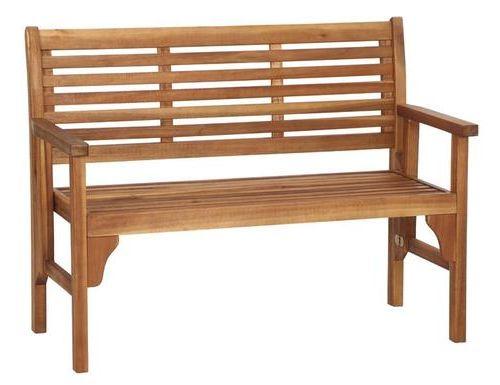 Gartenbank Akazie massiv geölt 508761 - Akaziefarben, MODERN, Holz (120/90/59,5cm) - Siena Garden