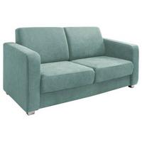 Schlafsofa Mia Mintgrün Mikrofaser - Chromfarben/Mintgrün, Basics, Kunststoff/Textil (159/88/87cm) - Livetastic