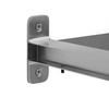 VÄGGHÅLLARE LENTINI II -SB- - aluminiumfärg, Modern, metall (3,2/8/25,5cm) - Mömax