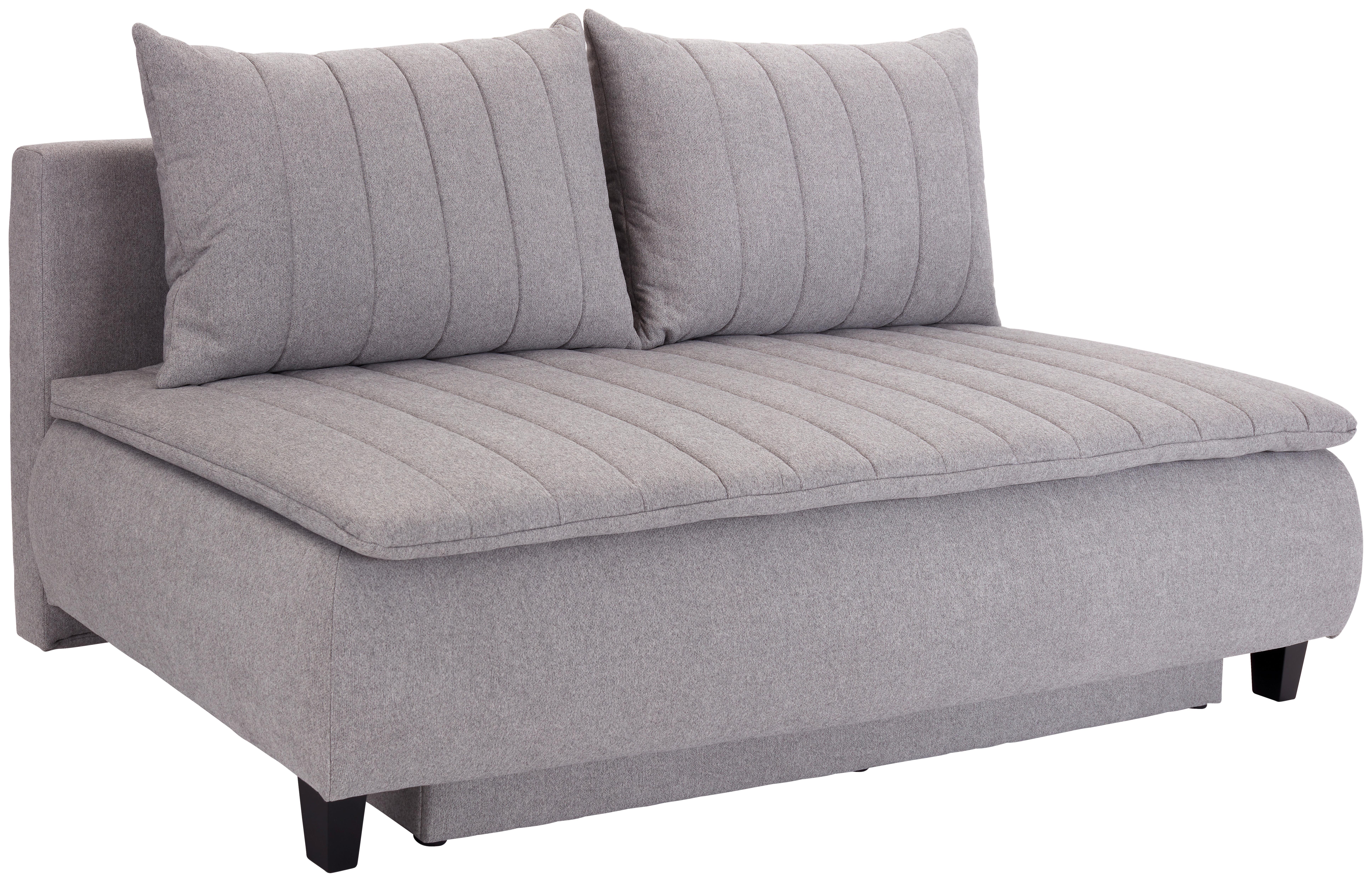 Canapea Boxspring Marino - gri deschis, Modern, textil (208/102/96cm) - Premium Living