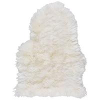 Schaffell Emma in Weiß ca. 60x45cm - Weiß, Textil (45/60cm) - Mömax