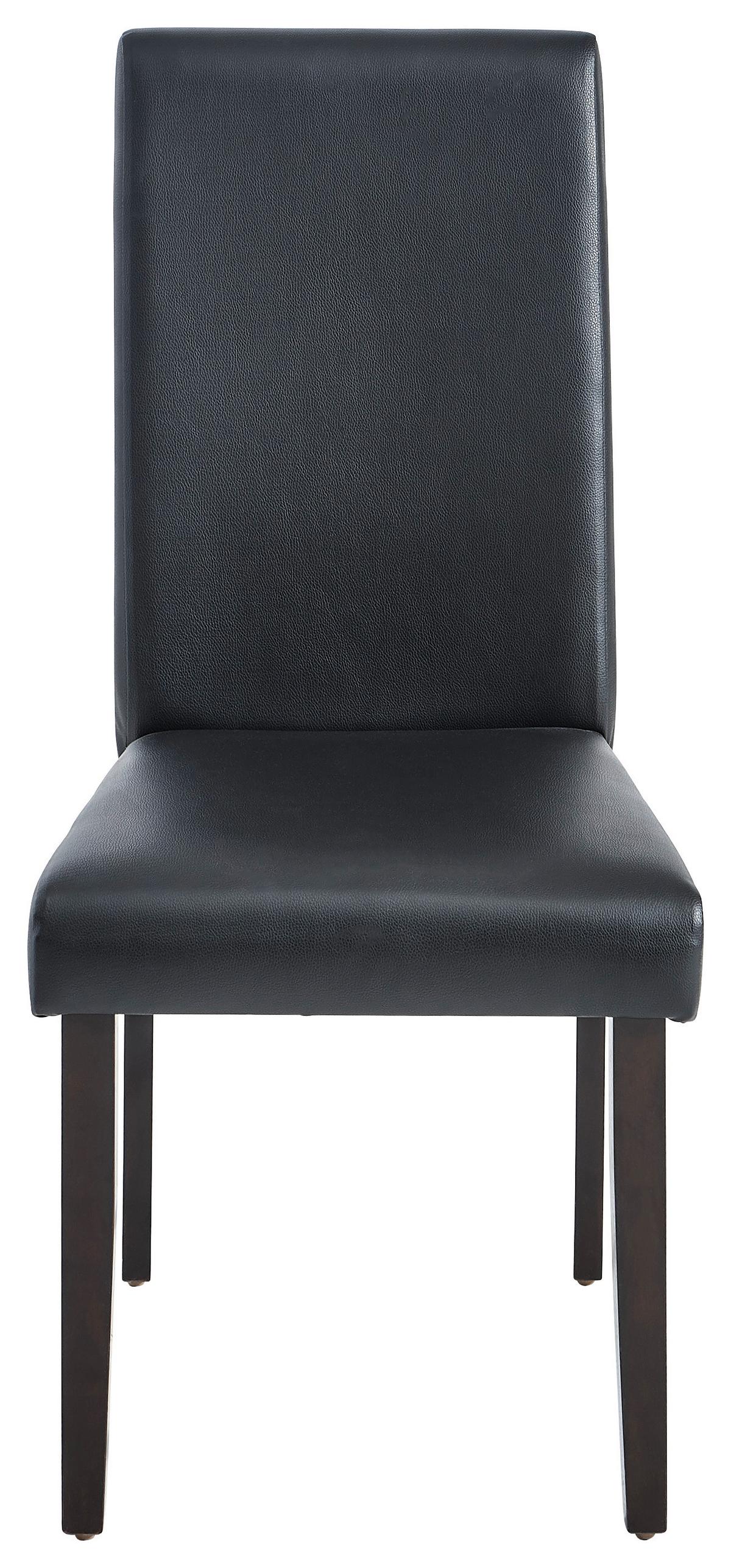 ZESTAW KRZESEŁ PAUL - czarny/ciemnobrązowy, Design, drewno/tkanina (46/95/56,5cm) - Livetastic