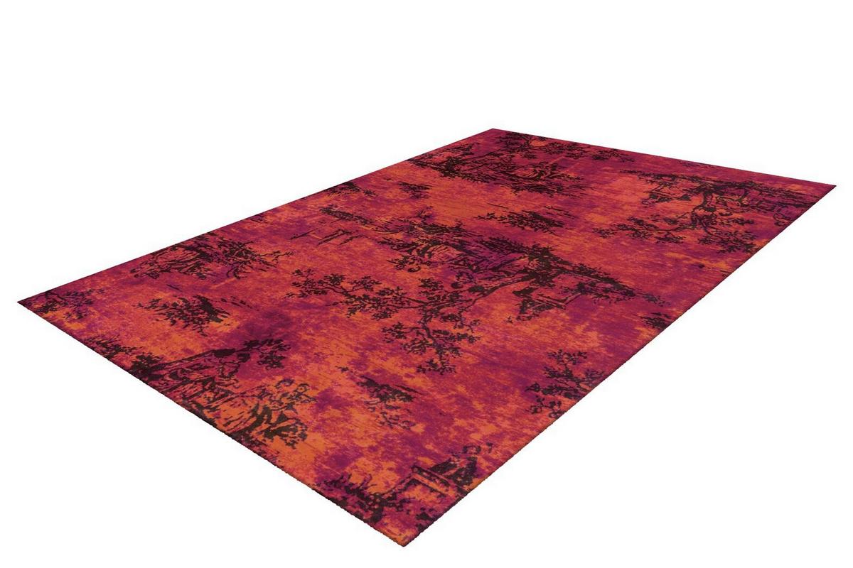 Flachwebeteppich Vintage 5206 Rot 120cm X 180cm - Rot, Basics, Textil (120/180cm) - Kayoom
