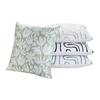 PRYDNADSKUDDE BETTY - vit/salviagrön, Klassisk, textil (40/40cm) - Mömax