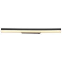 Led Falilámpa 41926b - fekete/opál, Basics, műanyag/fém (60/6/4cm) - Globo