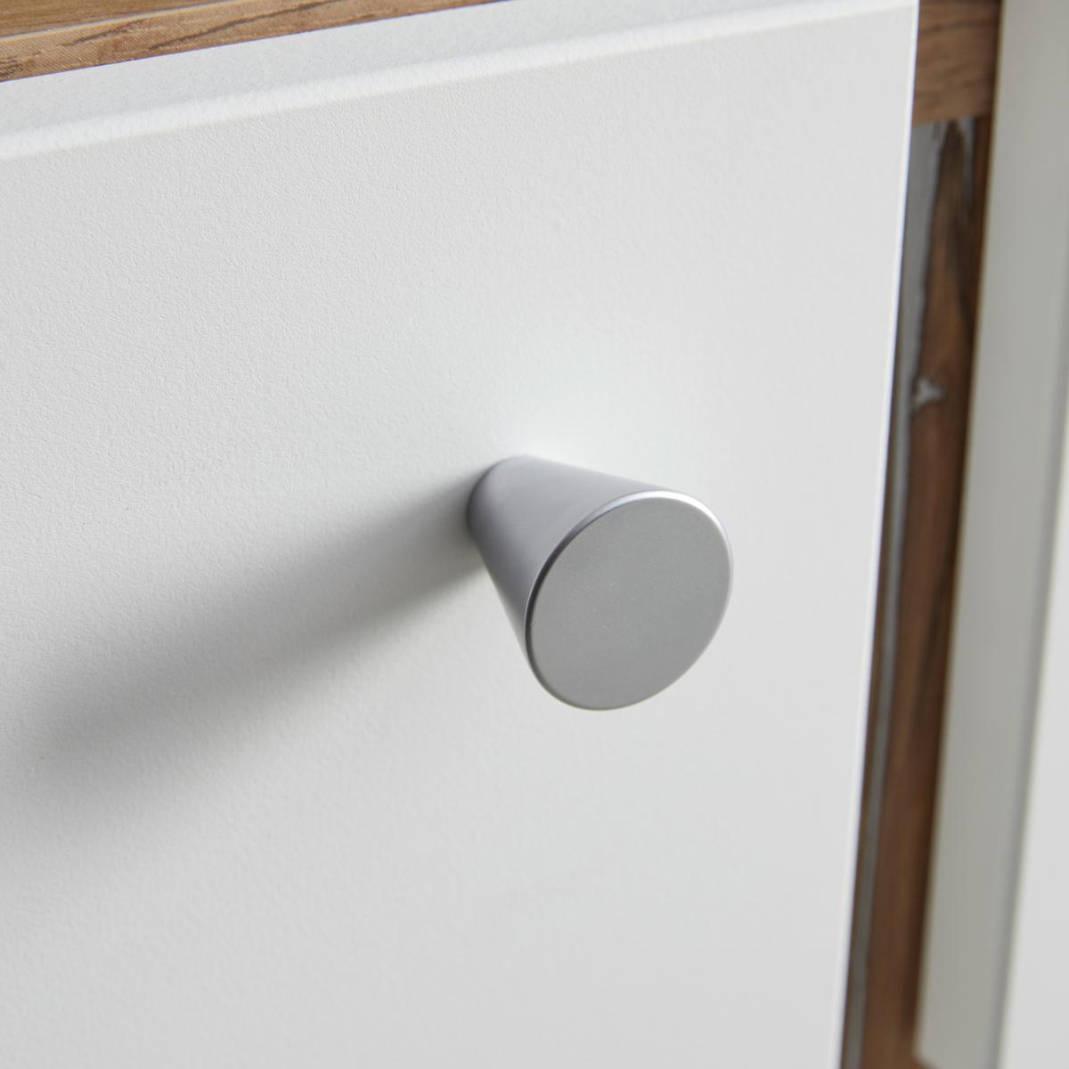 Lowboard Ronda in Weiss/Eichefarben - Weiss/Eichefarben, Modern, Holzwerkstoff (178/76/4,5cm) - Premium Living