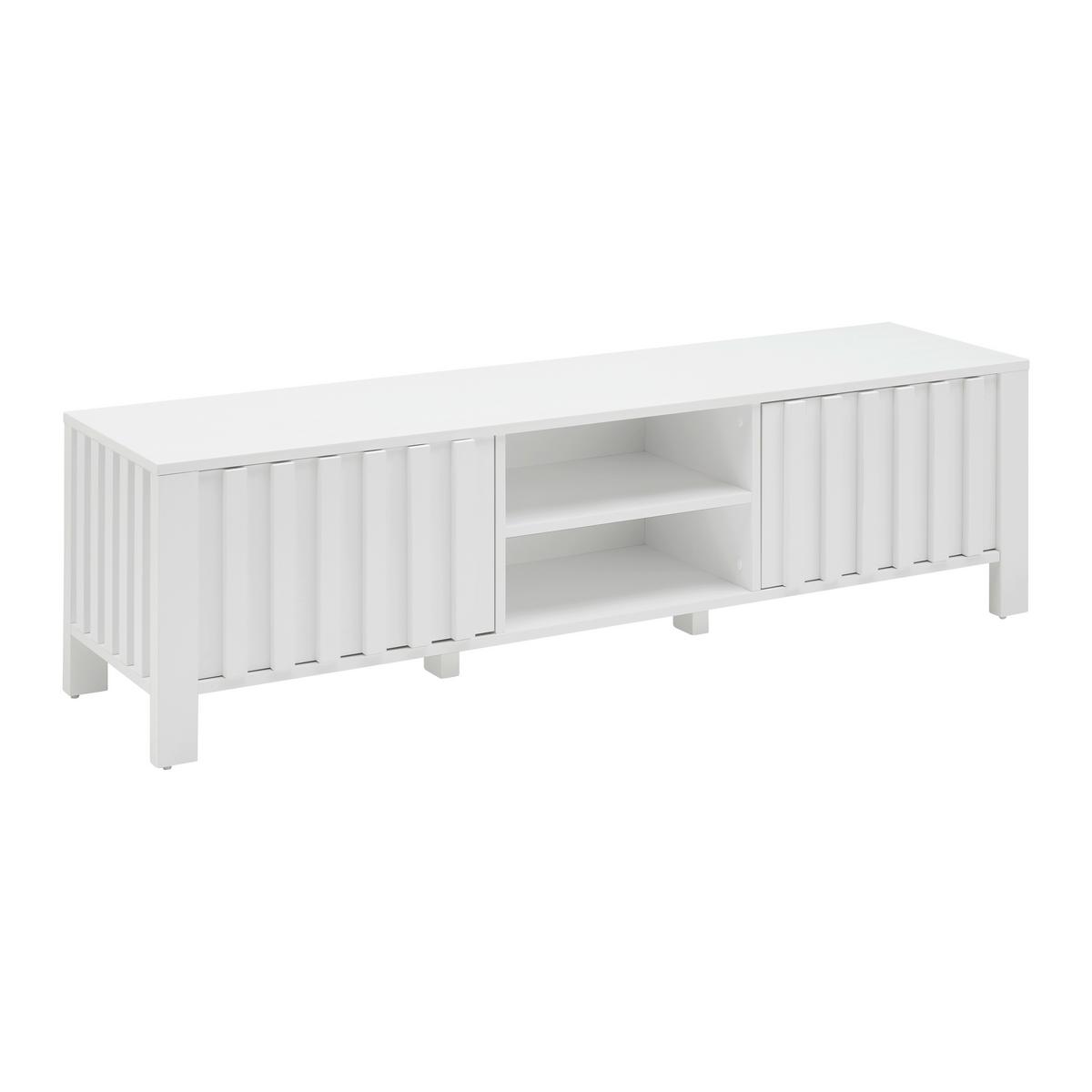 Lowboard Elara Weiß - Weiß, MODERN, Holzwerkstoff (150/42/40cm) - Mömax