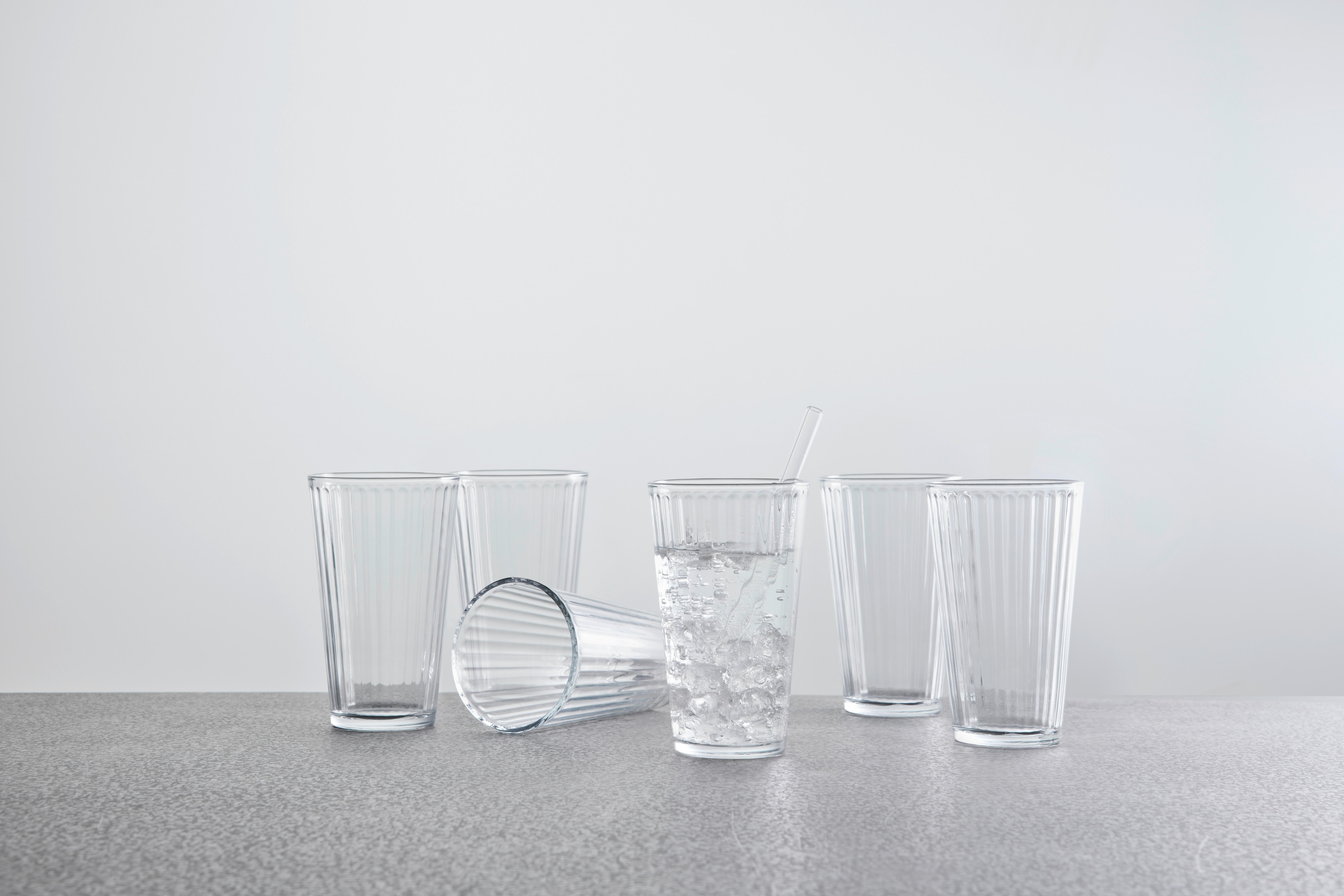 Gläserset Ole ca. 460ml, 6-teilig - Klar, KONVENTIONELL, Glas (6/14,7/8,7cm) - Modern Living