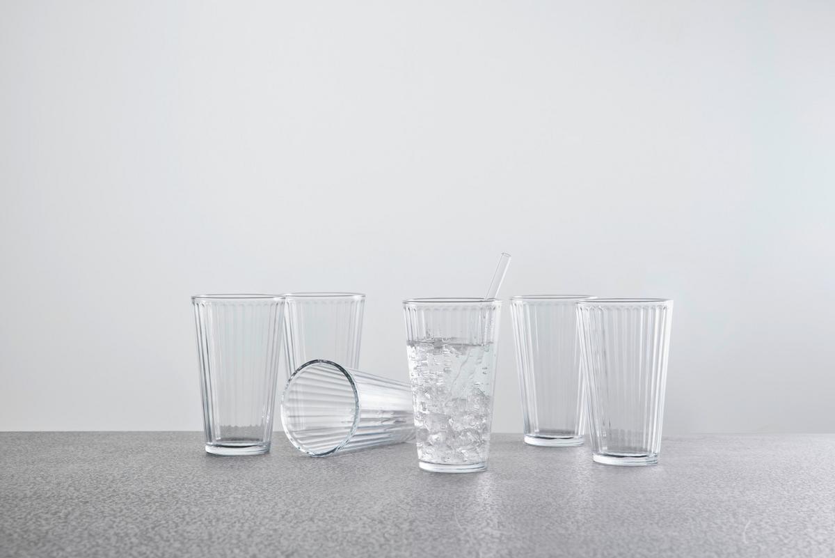Pohárkészlet Ole - átlátszó, Konventionell, Üveg (6/14,7/8,7cm) - Modern Living