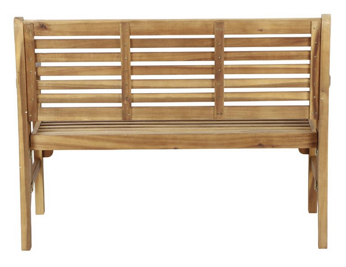 Gartenbank Akazie massiv geölt 508761 - Akaziefarben, MODERN, Holz (120/90/59,5cm) - Siena Garden